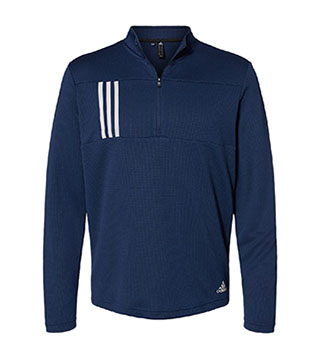 A482 - 3-Stripes Double Knit 1/4 Zip Pullover
