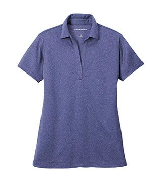 Ladies' Heathered Silk Touch Performance Polo