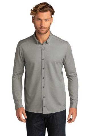 Code Stretch Button-Up